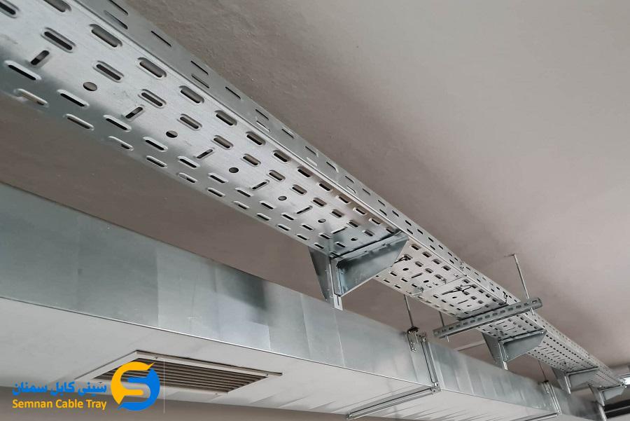 فاصله استاندارد ساپورت سینی کابل