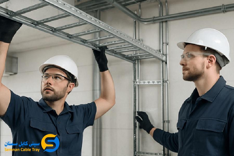 نصب اصولی نردبان کابل