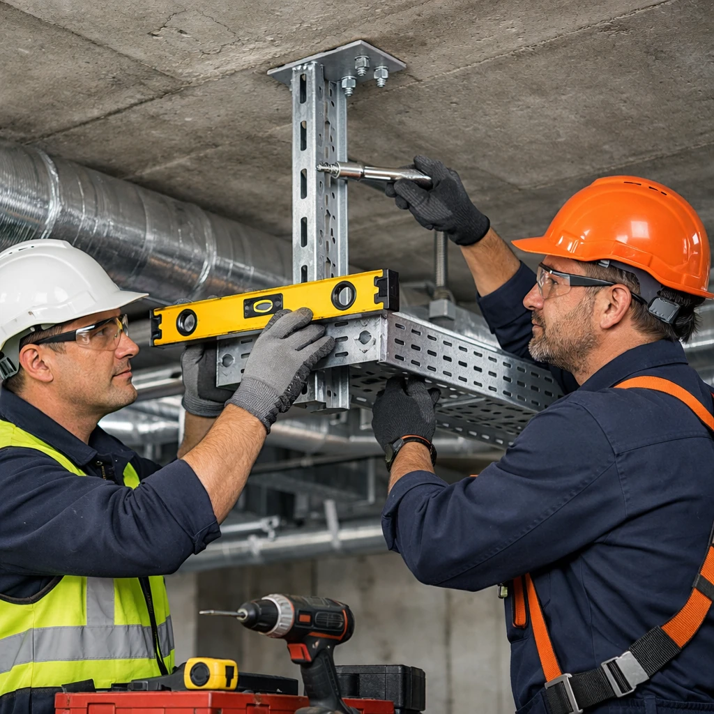 اتصال صحیح ساپورت به سازه ساختمان